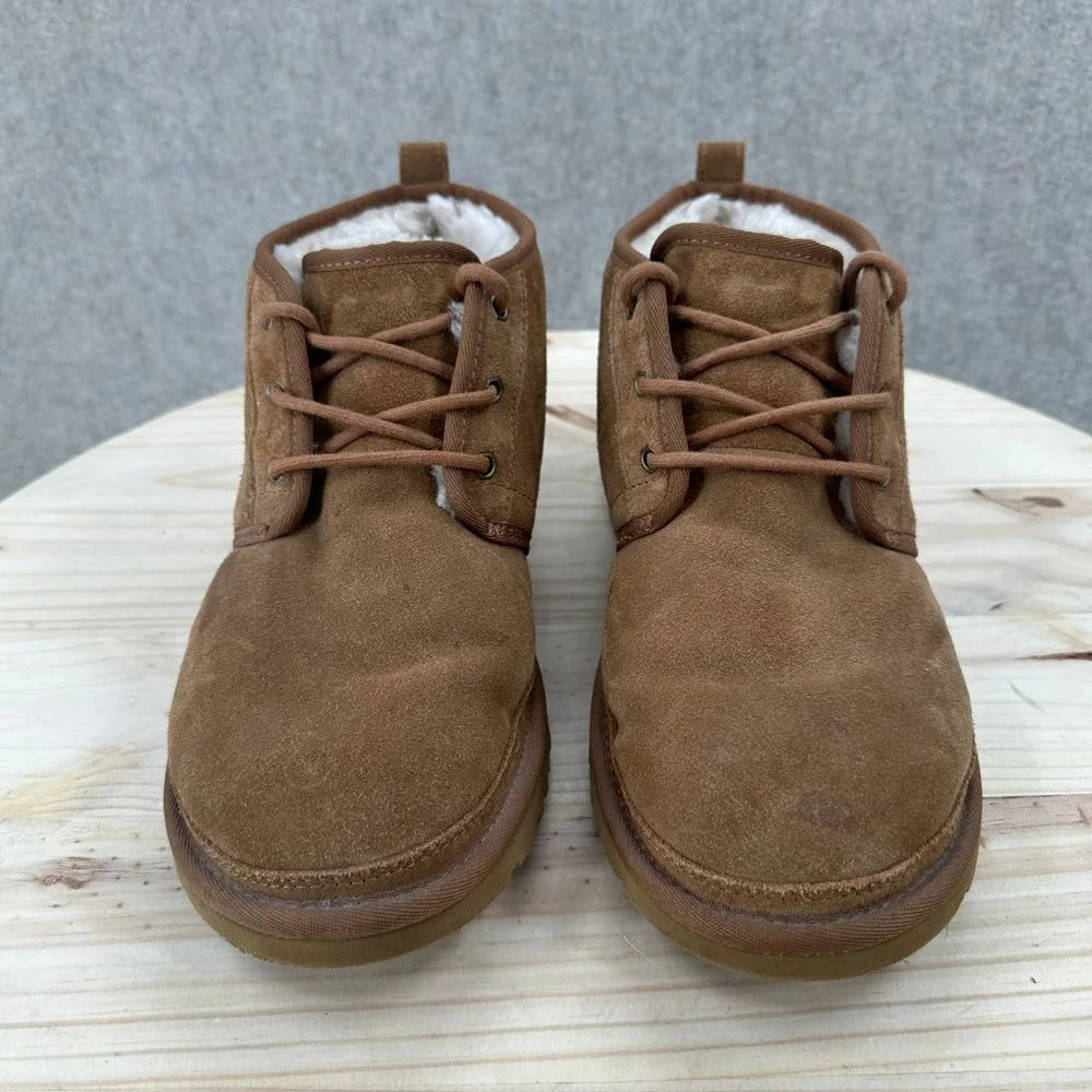 UGG Neumel Chestnut Suede Lace Up Chukka‎ Ankle Boots Mens 11